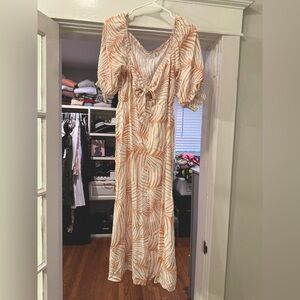 Roxy summer front tie dress